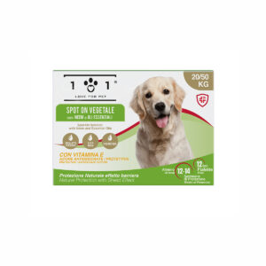 Spot on vegetale per cani grandi all’olio di neem